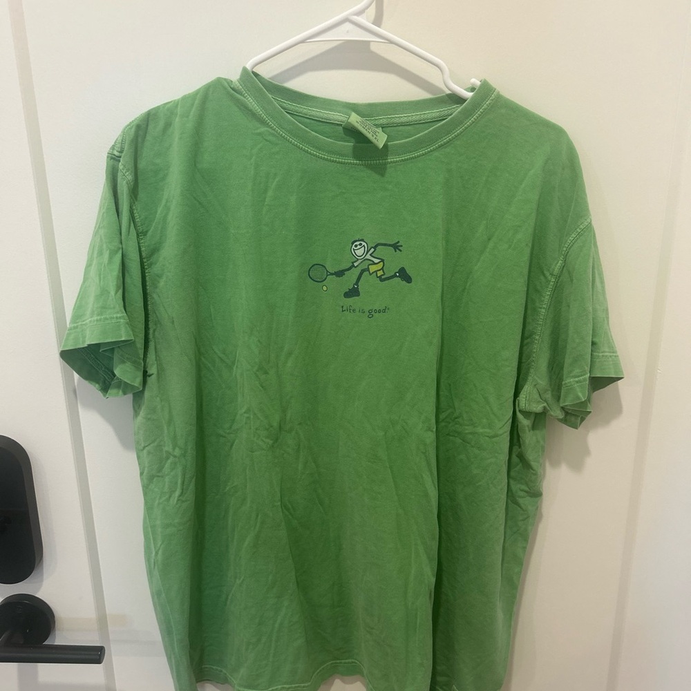Life is Good Green Women’s T-Shirt